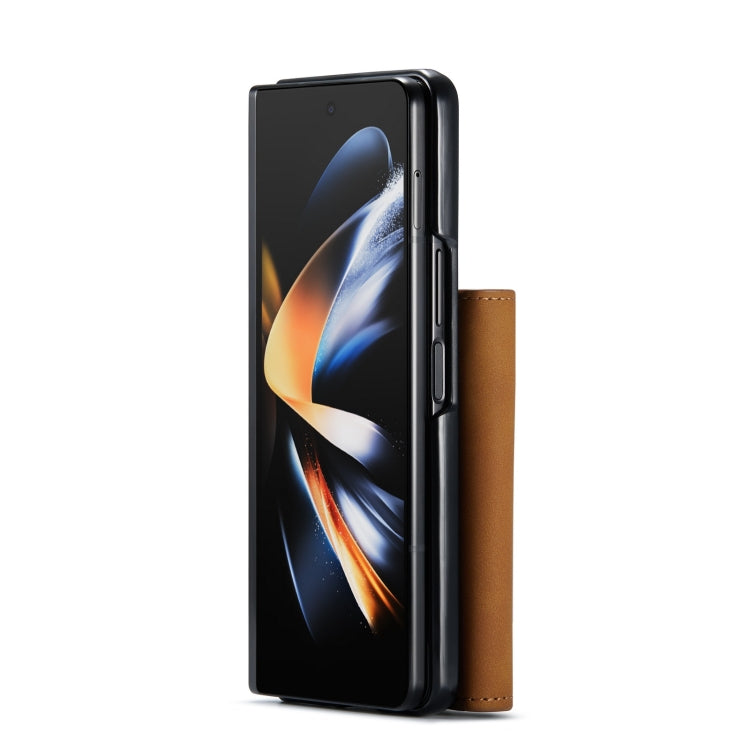 For Samsung Galaxy Z Fold4 DG.MING M1 Series 3-Fold Multi Card Wallet  Phone Case