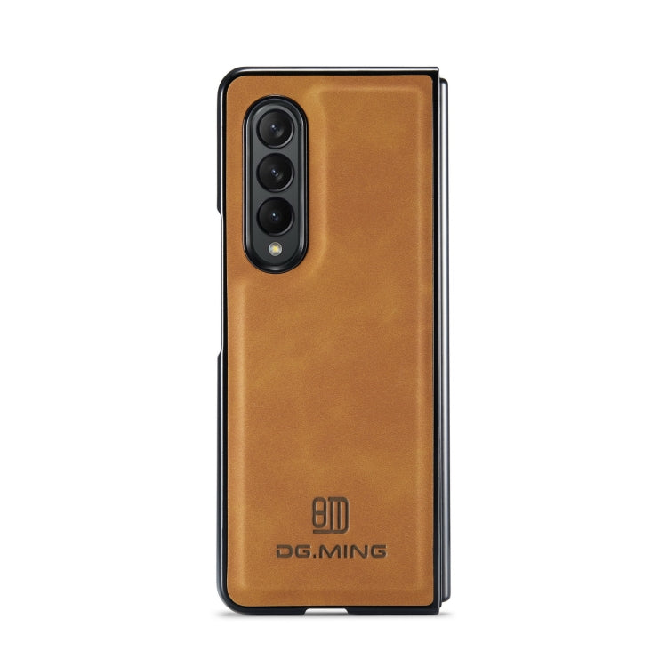 For Samsung Galaxy Z Fold4 DG.MING M1 Series 3-Fold Multi Card Wallet  Phone Case
