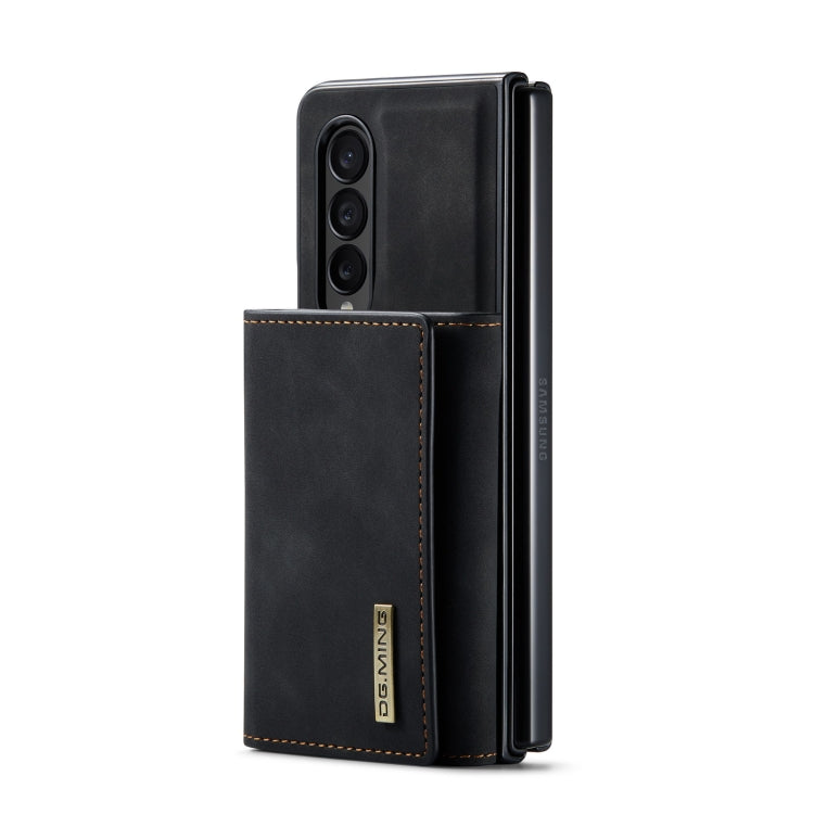 For Samsung Galaxy Z Fold4 DG.MING M1 Series 3-Fold Multi Card Wallet  Phone Case