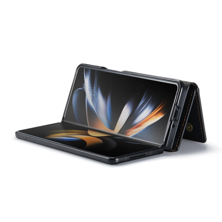 For Samsung Galaxy Z Fold4 DG.MING M1 Series 3-Fold Multi Card Wallet  Phone Case