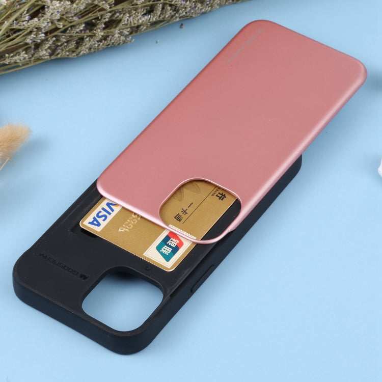 For iPhone 14 GOOSPERY SKY SLIDE BUMPER Sliding Card Slot Phone Case