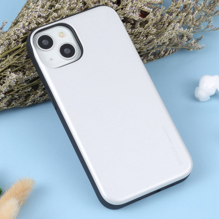 For iPhone 14 Plus GOOSPERY SKY SLIDE BUMPER Sliding Card Slot Phone Case