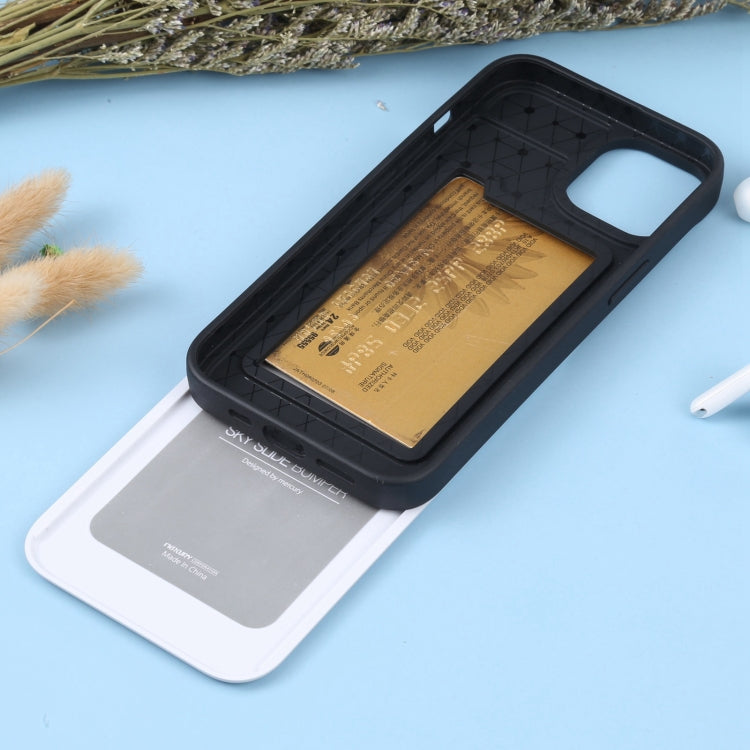 For iPhone 14 Plus GOOSPERY SKY SLIDE BUMPER Sliding Card Slot Phone Case