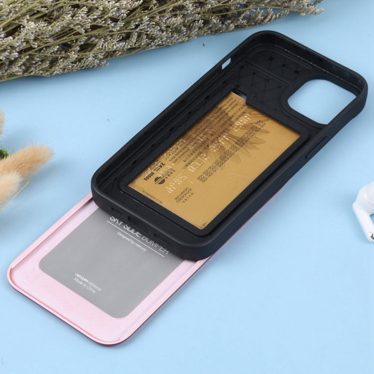 For iPhone 14 Plus GOOSPERY SKY SLIDE BUMPER Sliding Card Slot Phone Case
