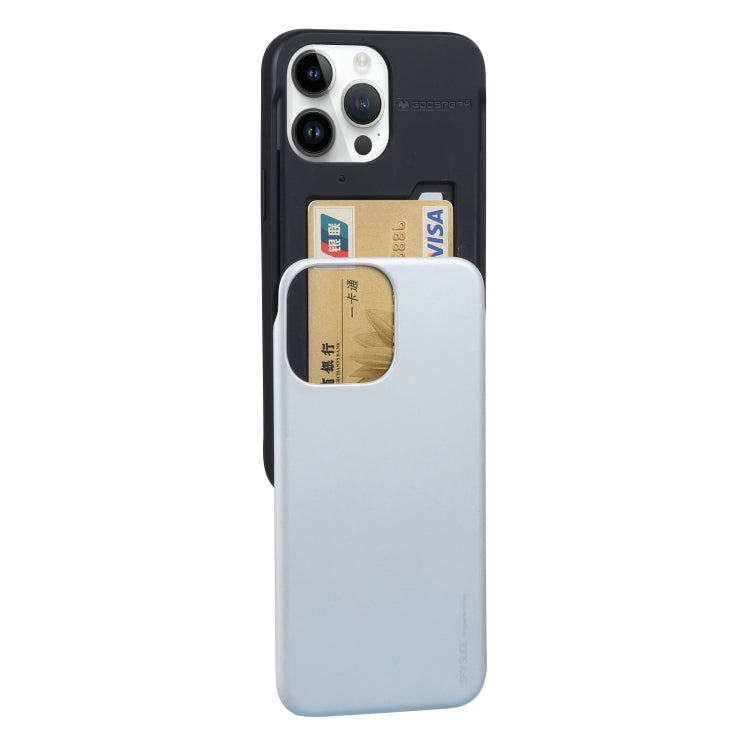 For iPhone 14 Pro GOOSPERY SKY SLIDE BUMPER Sliding Card Slot Phone Case