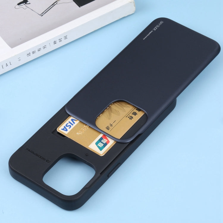For iPhone 14 Pro Max GOOSPERY SKY SLIDE BUMPER Sliding Card Slot Phone Case