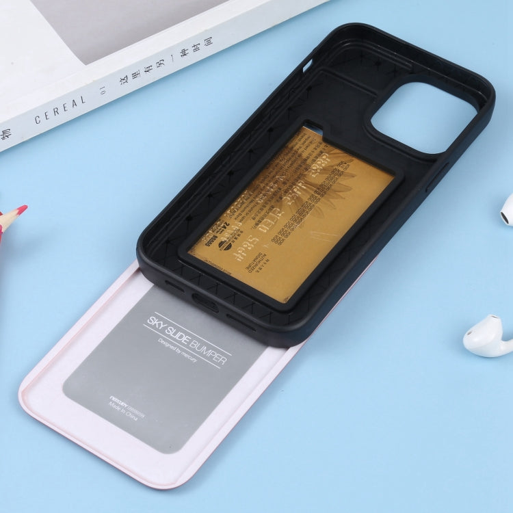 For iPhone 14 Pro Max GOOSPERY SKY SLIDE BUMPER Sliding Card Slot Phone Case
