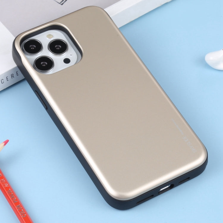 For iPhone 14 Pro Max GOOSPERY SKY SLIDE BUMPER Sliding Card Slot Phone Case
