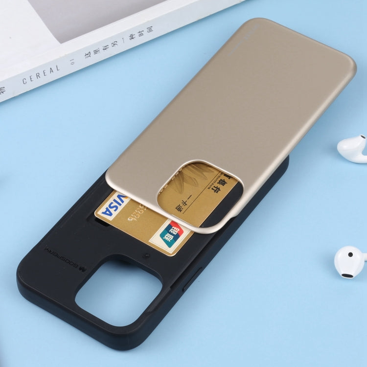 For iPhone 14 Pro Max GOOSPERY SKY SLIDE BUMPER Sliding Card Slot Phone Case