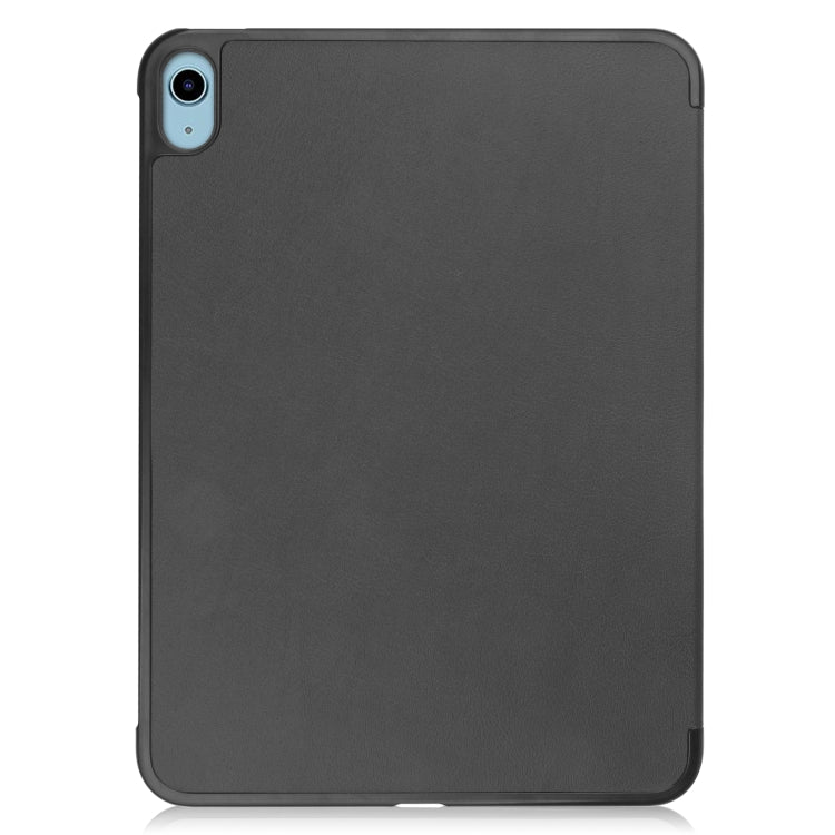 Solid Color Custer Texture Leather Tablet Case For iPad 10th Gen 10.9 2022