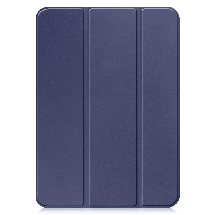 Solid Color Custer Texture Leather Tablet Case For iPad 10th Gen 10.9 2022