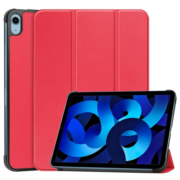 Solid Color Custer Texture Leather Tablet Case For iPad 10th Gen 10.9 2022