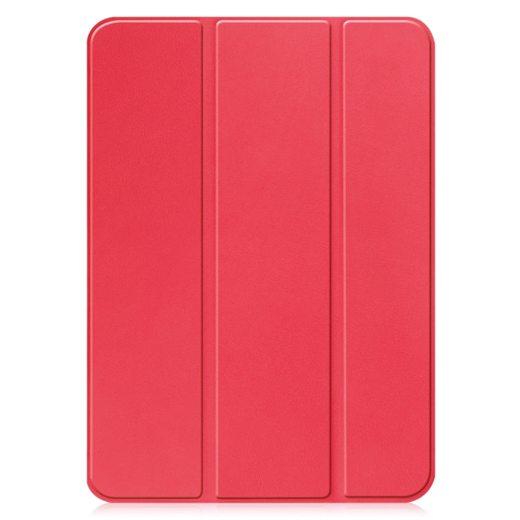 Solid Color Custer Texture Leather Tablet Case For iPad 10th Gen 10.9 2022