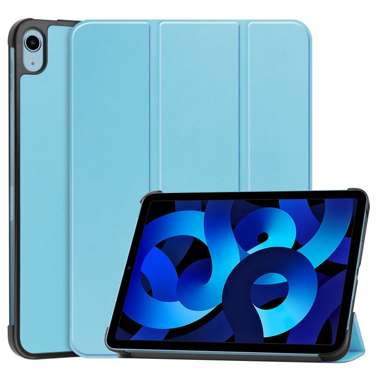 Solid Color Custer Texture Leather Tablet Case For iPad 10th Gen 10.9 2022
