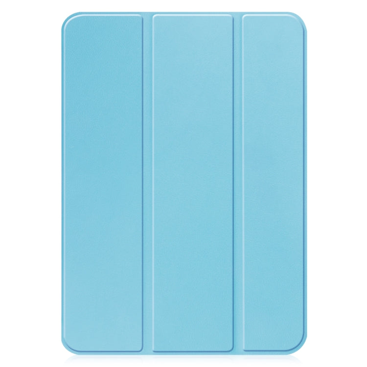 Solid Color Custer Texture Leather Tablet Case For iPad 10th Gen 10.9 2022