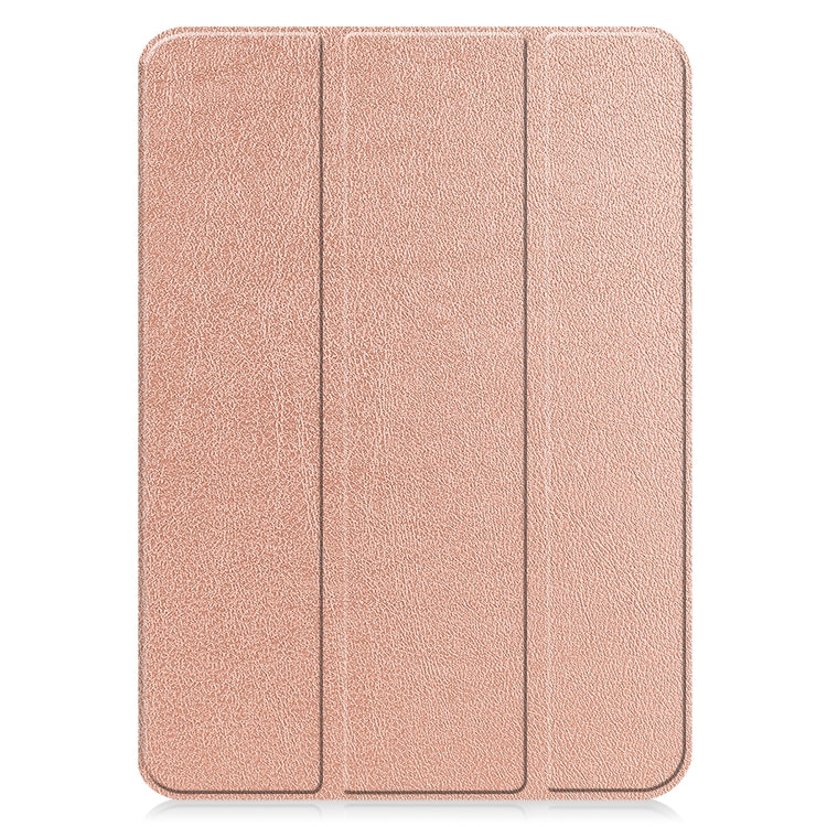 Solid Color Custer Texture Leather Tablet Case For iPad 10th Gen 10.9 2022