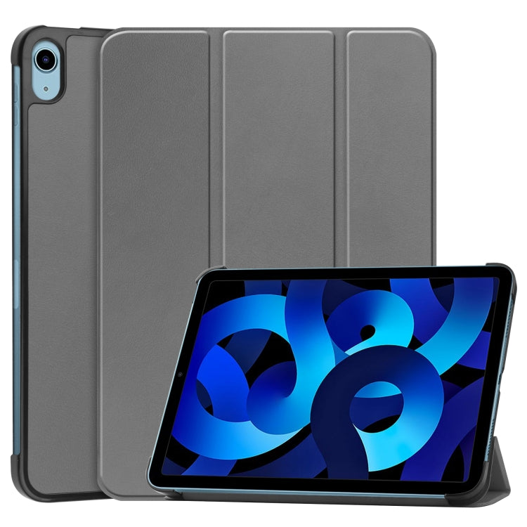 Solid Color Custer Texture Leather Tablet Case For iPad 10th Gen 10.9 2022