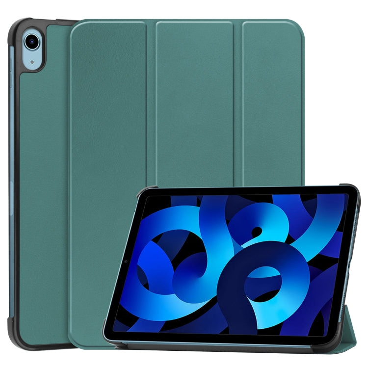 Solid Color Custer Texture Leather Tablet Case For iPad 10th Gen 10.9 2022