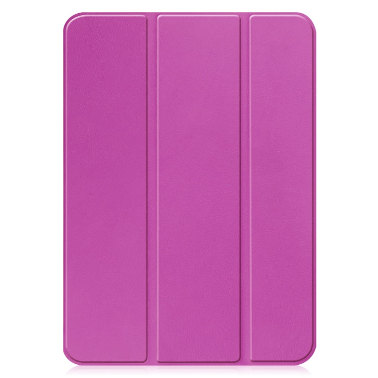 Solid Color Custer Texture Leather Tablet Case For iPad 10th Gen 10.9 2022