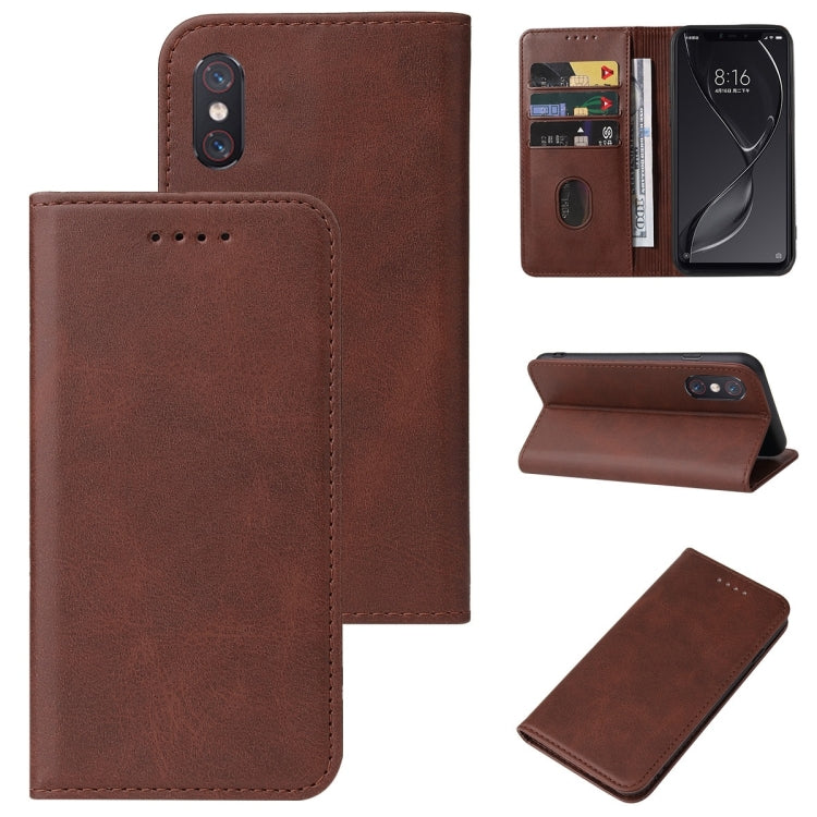 For Xiaomi Mi 8 Explorer Magnetic Closure Leather Phone Case