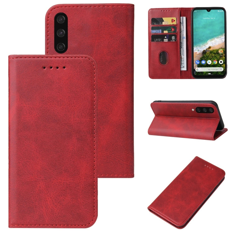For Xiaomi Mi A3 Magnetic Closure Leather Phone Case