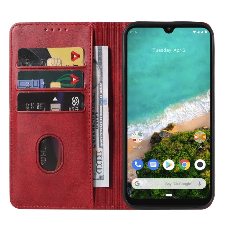 For Xiaomi Mi A3 Magnetic Closure Leather Phone Case