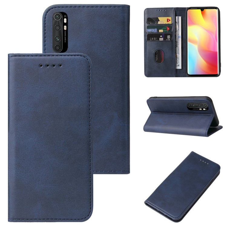 For Xiaomi Mi Note 10 Lite Magnetic Closure Leather Phone Case