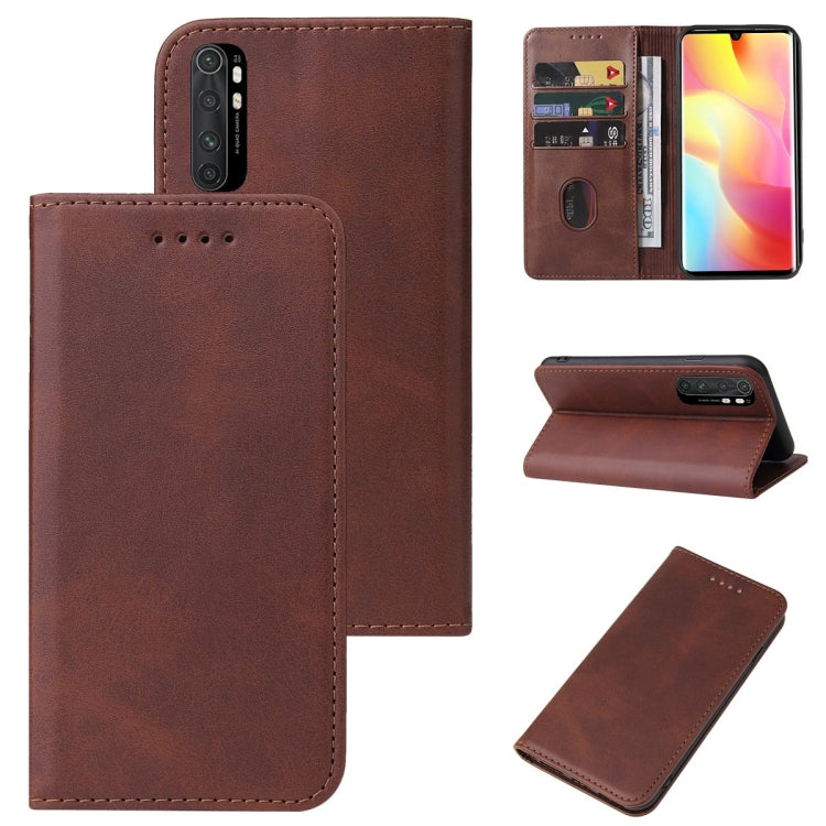For Xiaomi Mi Note 10 Lite Magnetic Closure Leather Phone Case