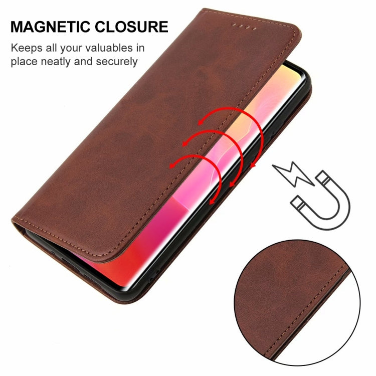 For Xiaomi Mi Note 10 Lite Magnetic Closure Leather Phone Case