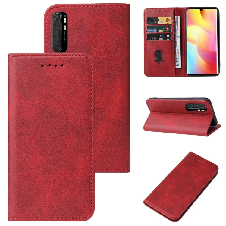 For Xiaomi Mi Note 10 Lite Magnetic Closure Leather Phone Case