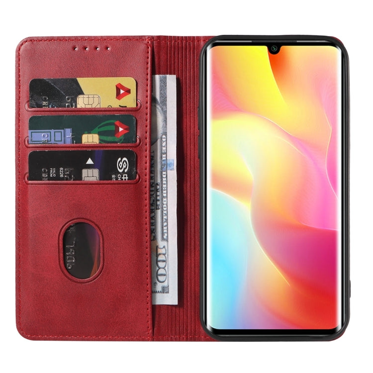 For Xiaomi Mi Note 10 Lite Magnetic Closure Leather Phone Case