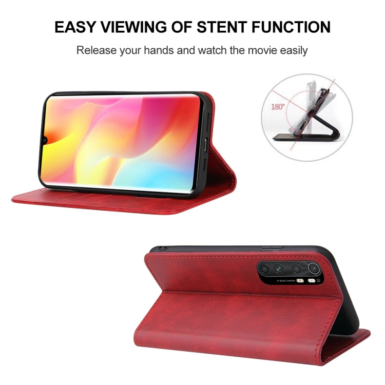 For Xiaomi Mi Note 10 Lite Magnetic Closure Leather Phone Case