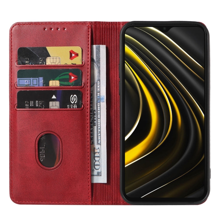 For Xiaomi Poco M3 Magnetic Closure Leather Phone Case