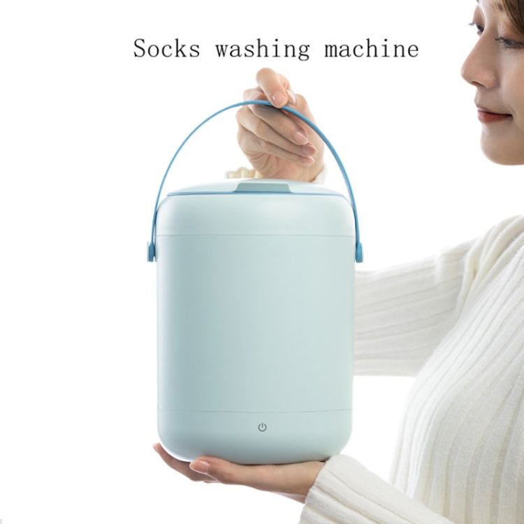 Small Blue Light Antibacterial Underwear Washing Socks Turbo Cleaning Machine, Specification:UK Plug