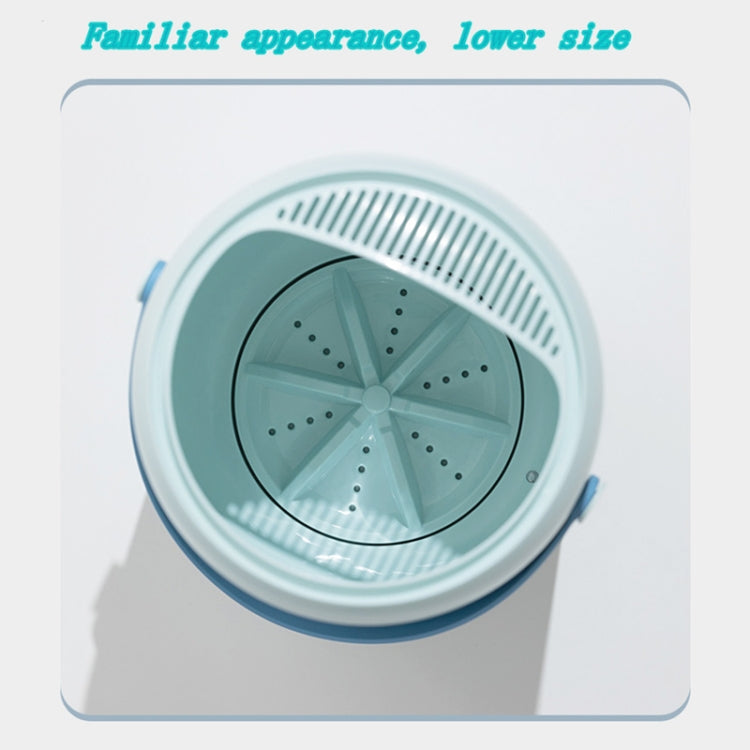 Small Blue Light Antibacterial Underwear Washing Socks Turbo Cleaning Machine, Specification:UK Plug