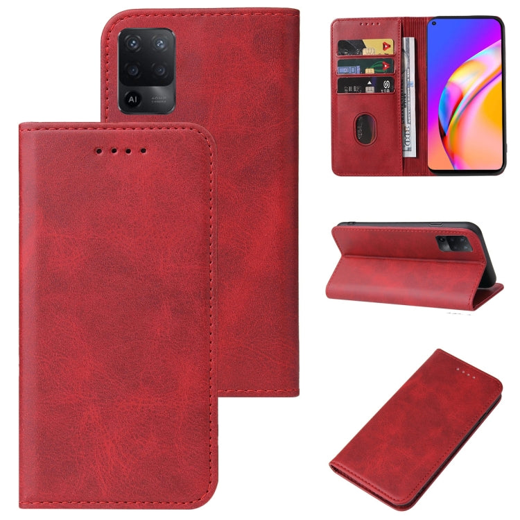 For OPPO A94 Magnetic Closure Leather Phone Case