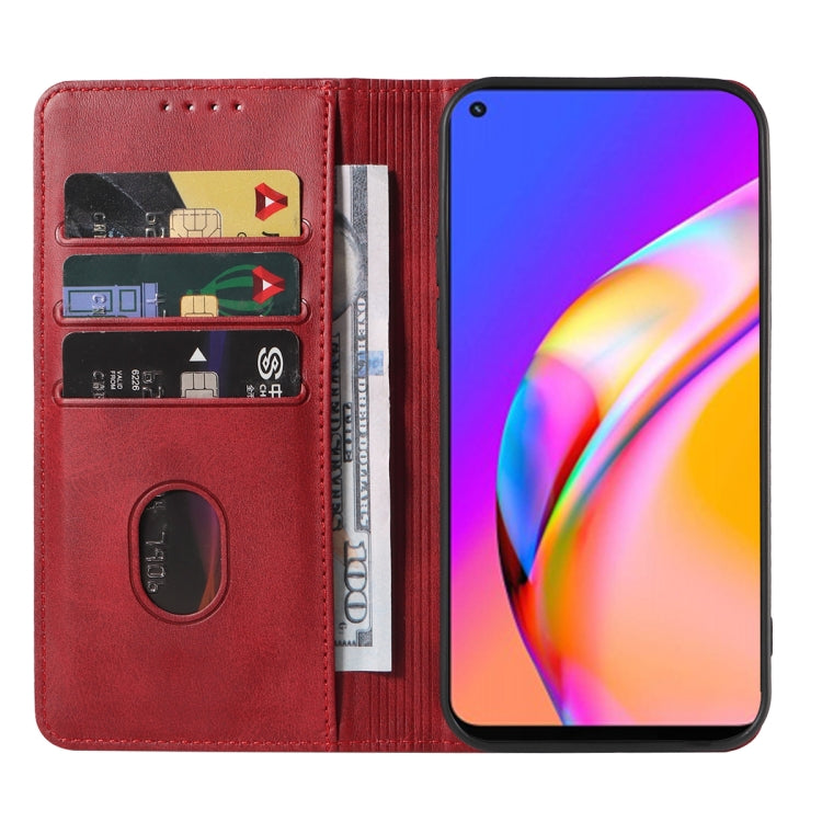 For OPPO A94 Magnetic Closure Leather Phone Case