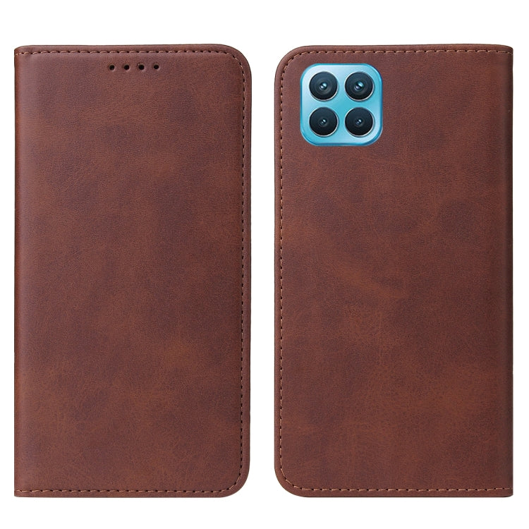 For OPPO F17 Pro Magnetic Closure Leather Phone Case