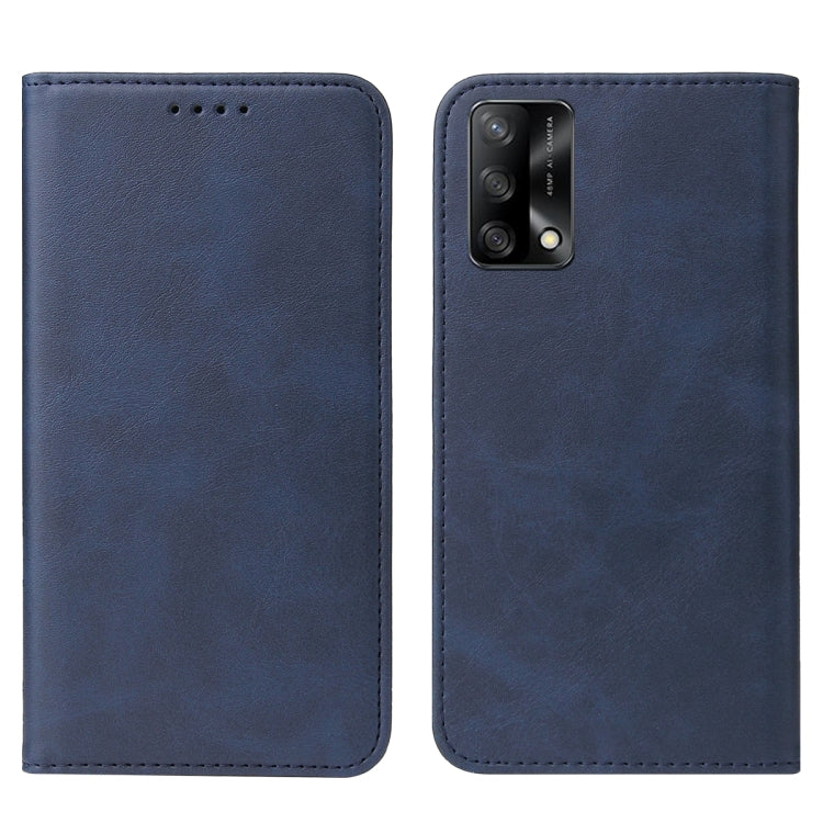 For OPPO F19 Magnetic Closure Leather Phone Case