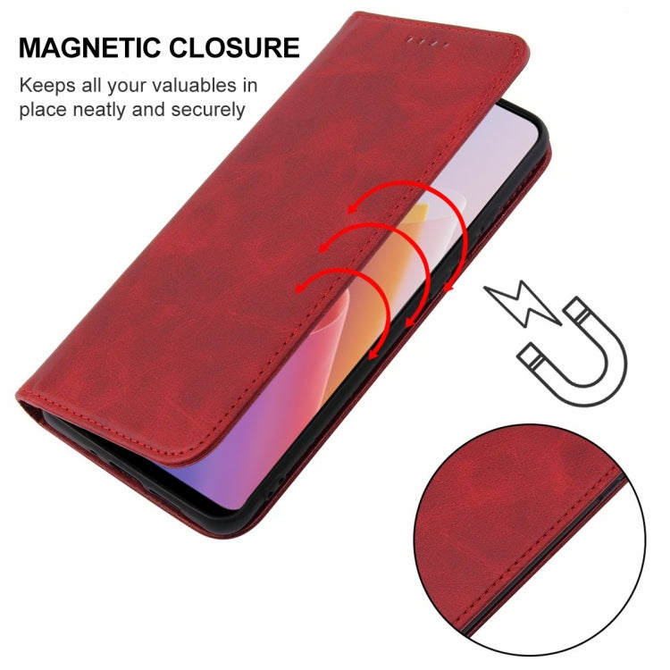 For OPPO F21 Pro 5G Magnetic Closure Leather Phone Case