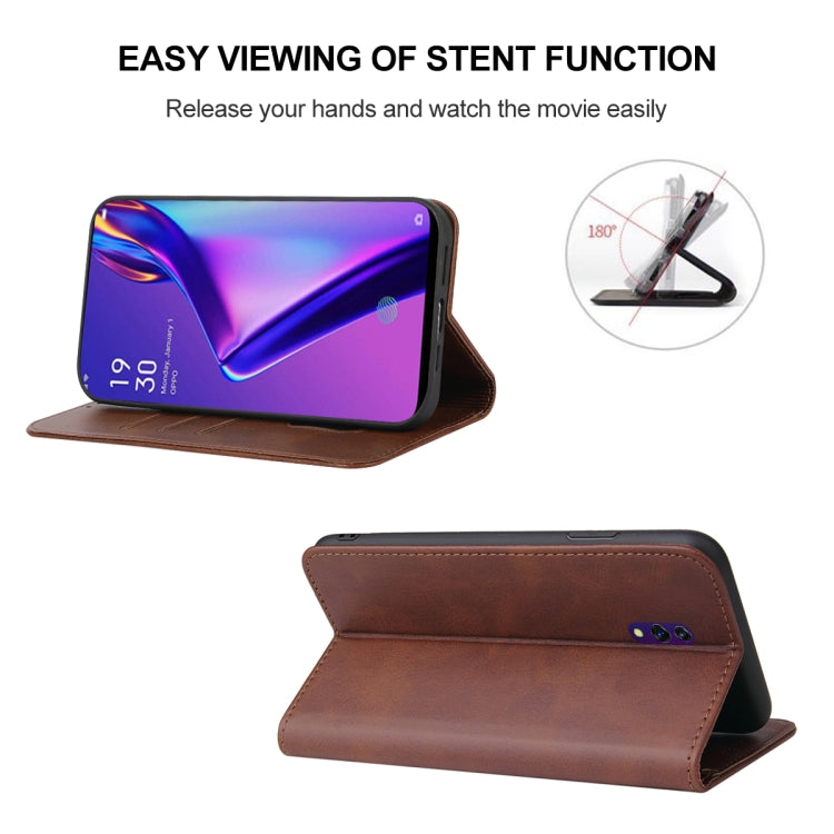 For OPPO K3 Magnetic Closure Leather Phone Case