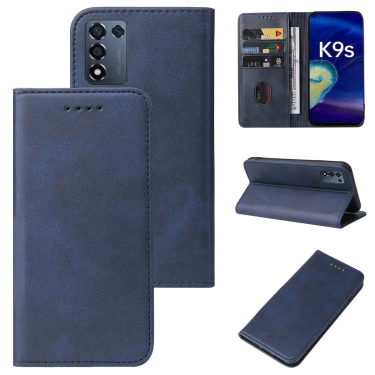 For OPPO K9s Magnetic Closure Leather Phone Case