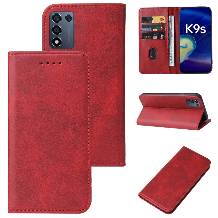 For OPPO K9s Magnetic Closure Leather Phone Case
