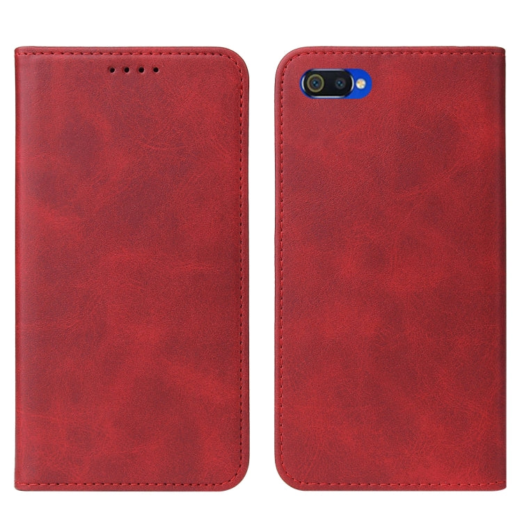 For Realme C2 Magnetic Closure Leather Phone Case