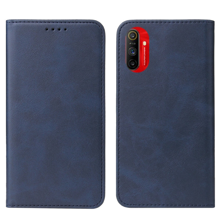 For Realme C3 Magnetic Closure Leather Phone Case