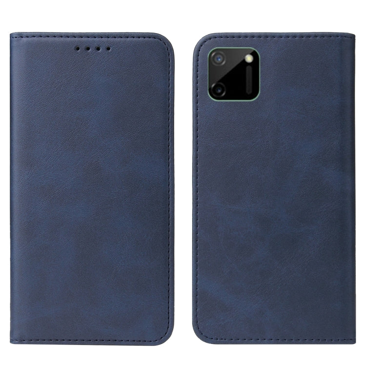 For Realme C21 Magnetic Closure Leather Phone Case