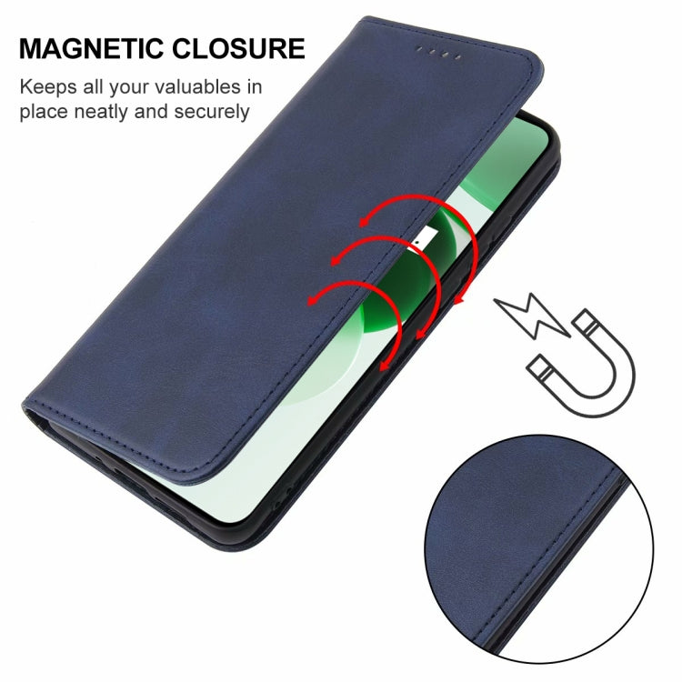 For Realme C35 Magnetic Closure Leather Phone Case