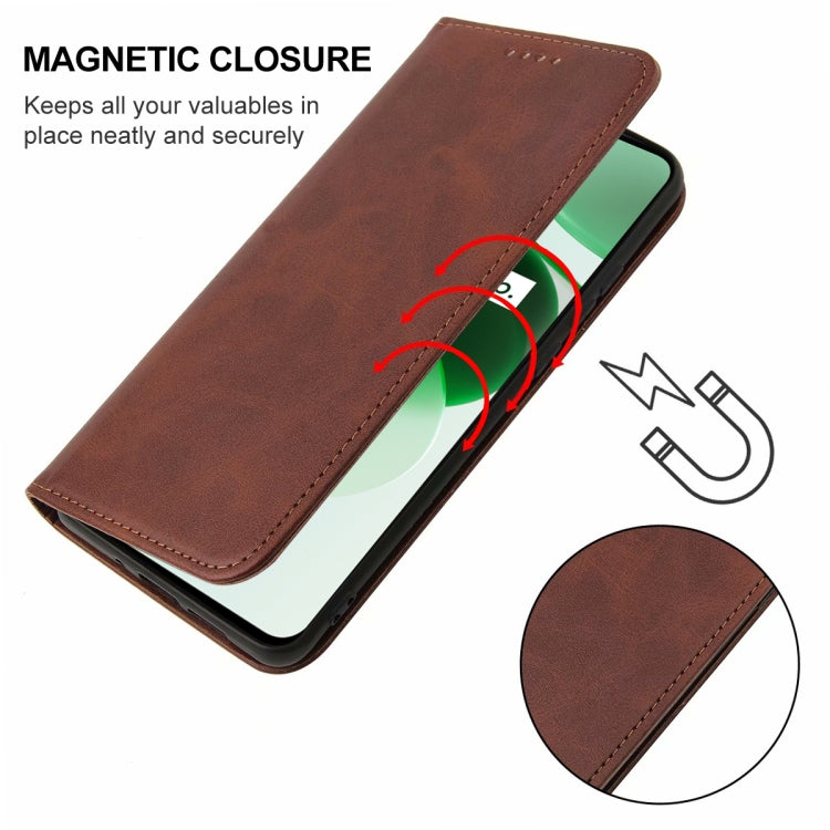 For Realme C35 Magnetic Closure Leather Phone Case