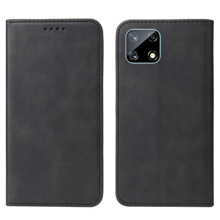 For Realme Narzo Magnetic Closure Leather Phone Case