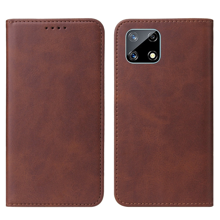For Realme Narzo Magnetic Closure Leather Phone Case